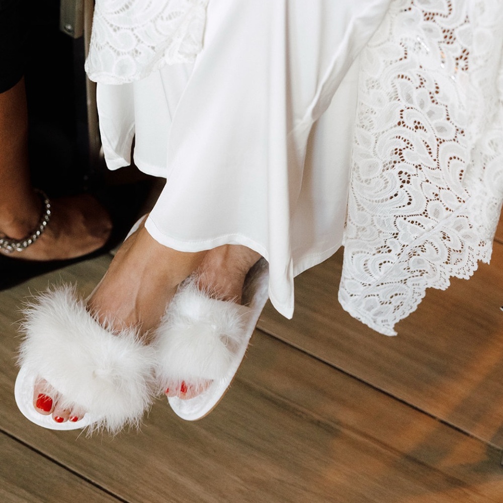 Faux Fur Slide Slippers by The Robe - Picture 7 of 8